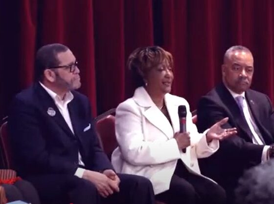 Attorney Ethel Mitchell on a panel